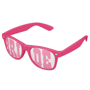 Pink BRIDE Swag Party Glasses