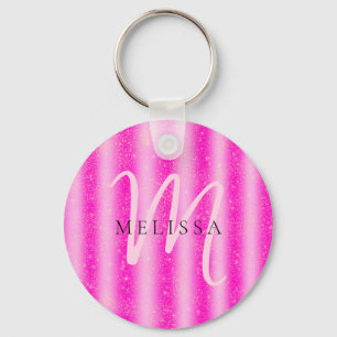 Pink Bridesmaid Thank you Favour Gift Key Ring