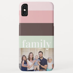 Pink Brown and Green Family Photo Case-Mate iPhone Case