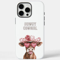 Pink Brown Cocoa Cow Hearts Cowgirl