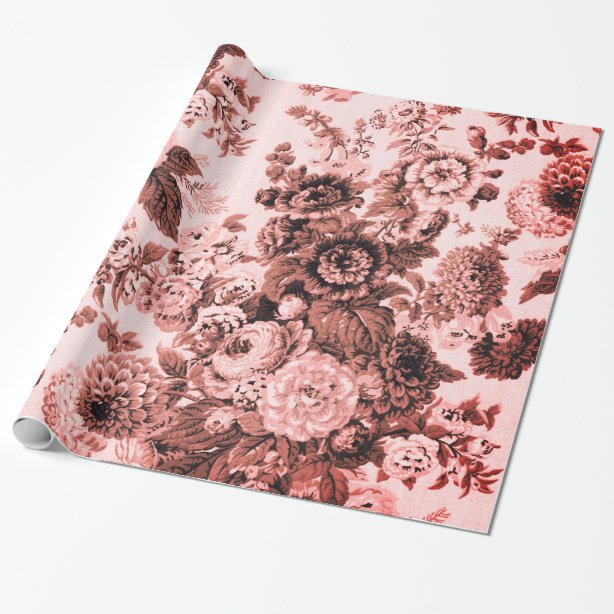 pink and brown wrapping paper