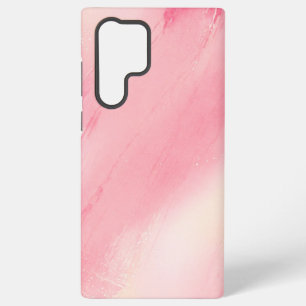 Pink Brush Strokes Watercolor Abstract Phone Case