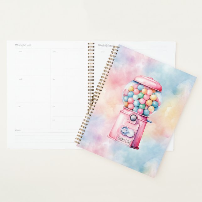 Pink Bubble Gum Planner (Display)