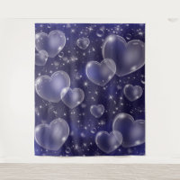 Pink Bubble Hearts Cute Girly 90's Photo Backdrop