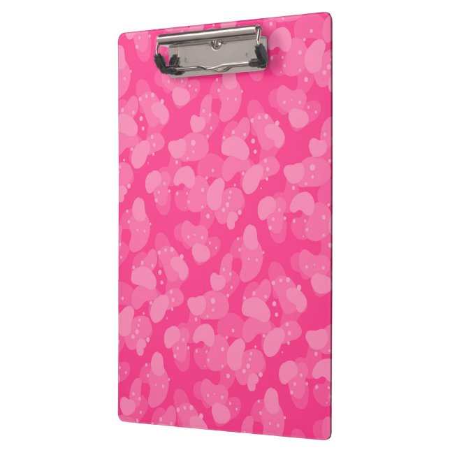 Pink Bubbles Clipboard (Left)