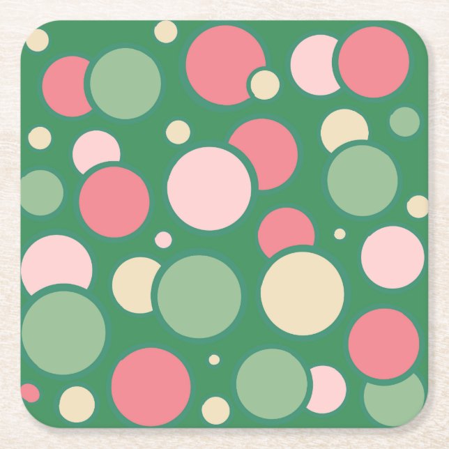 Pink Bubbles Coaster (Front)