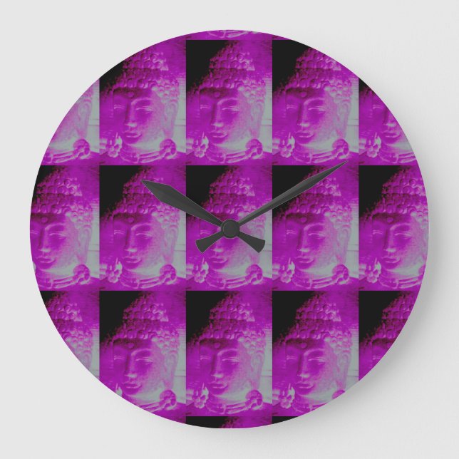 pink buddha clock (Front)
