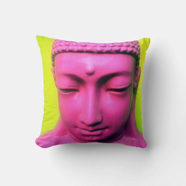 pink buddha cushion (Front)