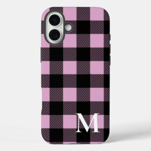 Pink Buffalo Plaid Check iPhone 16 Plus Case