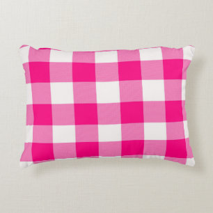 Pink Buffalo Plaid Decorative Cushion