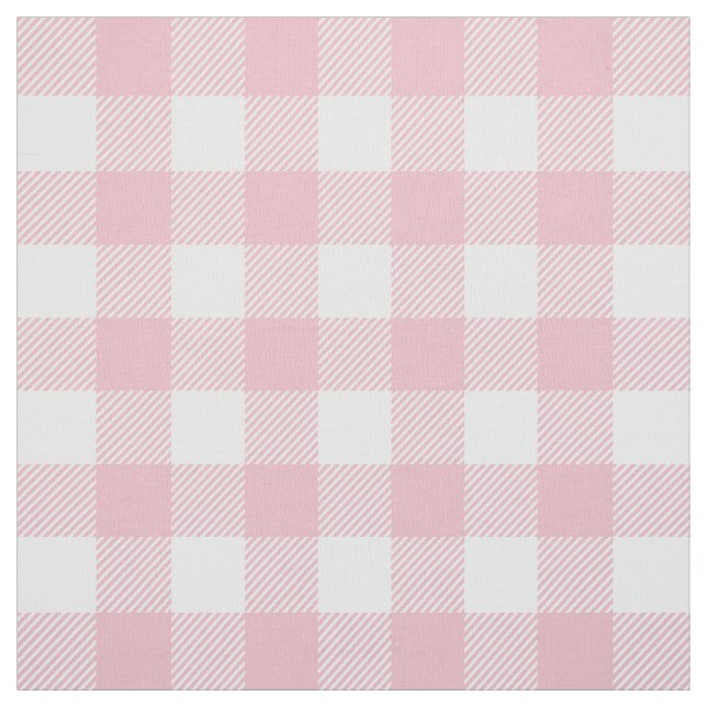Pink Buffalo Plaid Fabric (Swatch)