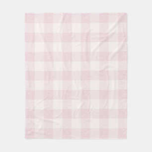 Pink Buffalo Plaid Fleece Blanket