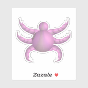 Pink bug with claws