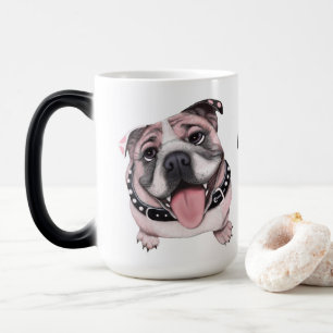 Pink Bulldog Mug