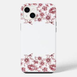 Pink Bunches of Flowers iPhone 14 Plus Case