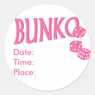 Pink Bunko Reminder Stickers