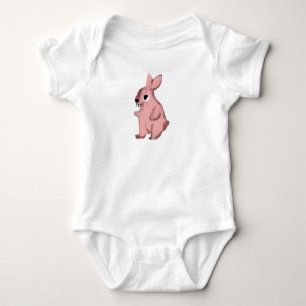 Pink Bunny Baby Bodysuit