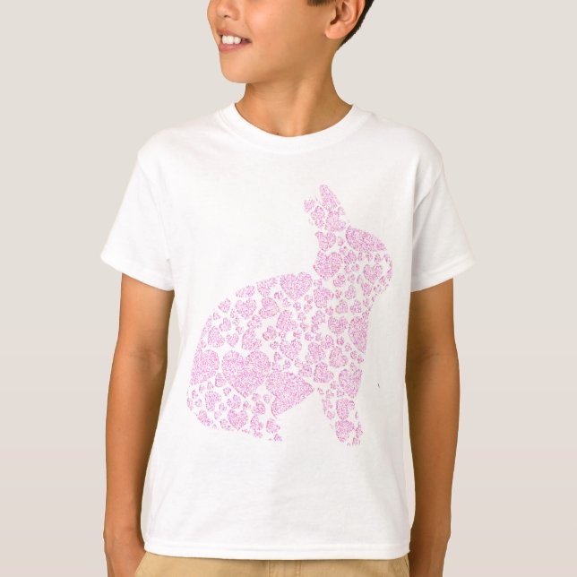 Pink Bunny Girls Shirt (Front)