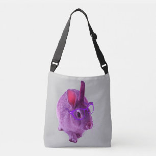 Pink Bunny in Sunnies Crossbody Bag