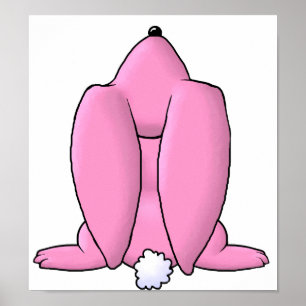 Pink Bunny Poster