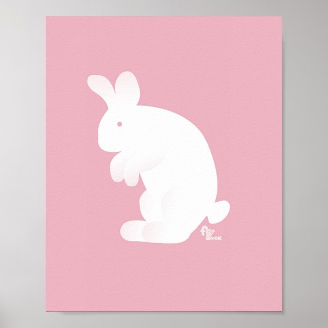 Pink Bunny Print (Front)