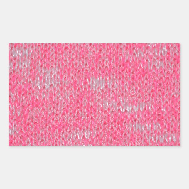 Pink Burn Out Pattern Peace Love Destiny Art Rectangular Sticker (Front)
