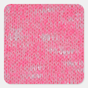 Pink Burn Out Pattern Peace Love Destiny Art Square Sticker