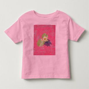 Pink Burn Out Pattern Peace Love Destiny Art Toddler T-Shirt