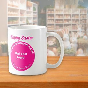 Pink Business Brand Easter Mug