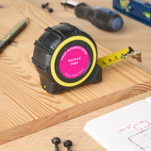 Pink Business Brand on Tape Measure 1