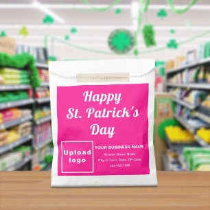 Pink Business Brand, St. Patrick's Day, Paper Bag