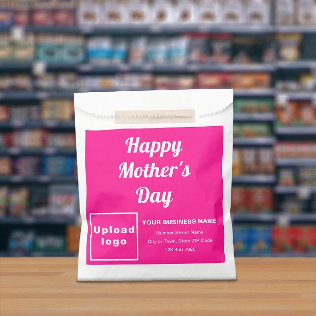 Pink Business Brand With Mother’s Day Greeting Favour Bags (Creator Uploaded)