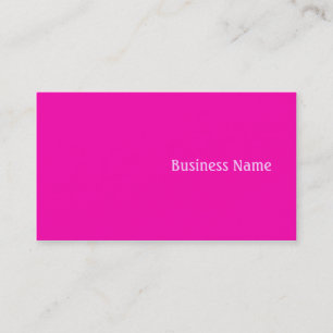 Pink Business Card