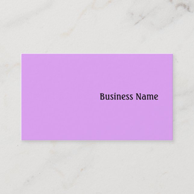 Pink Business Card (Front)