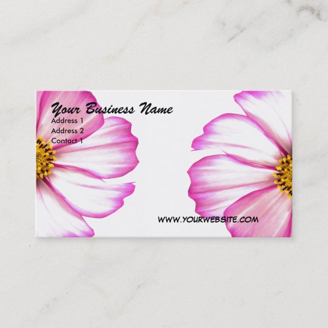 Pink Business Card (Front)