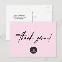 Pink Business Customer Appreciation Handlettering
