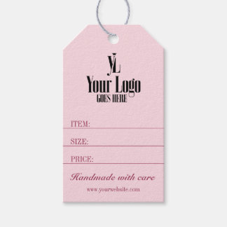 Pink Business Logo Clothing Boutique Price Tag