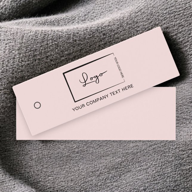 Pink Business Logo Label Hang Tag (Creator Uploaded)