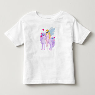Pink Butterflies & Lavender Pony Toddler T-Shirt
