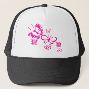 Pink Butterflies Trucker Hat
