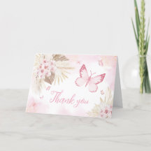 Pink Butterfly Baby Shower