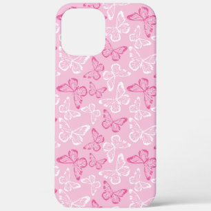 Pink Butterfly iPhone 12 Pro Max Case