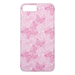Pink Butterfly Case-Mate iPhone Case