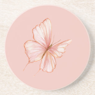Pink Butterfly Coaster