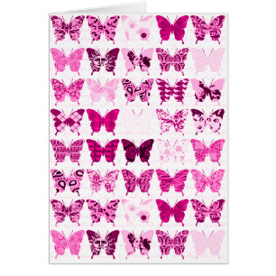 Pink Butterfly Collage