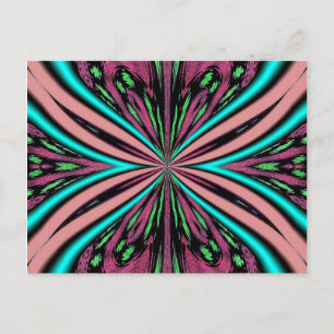Pink Butterfly Postcard