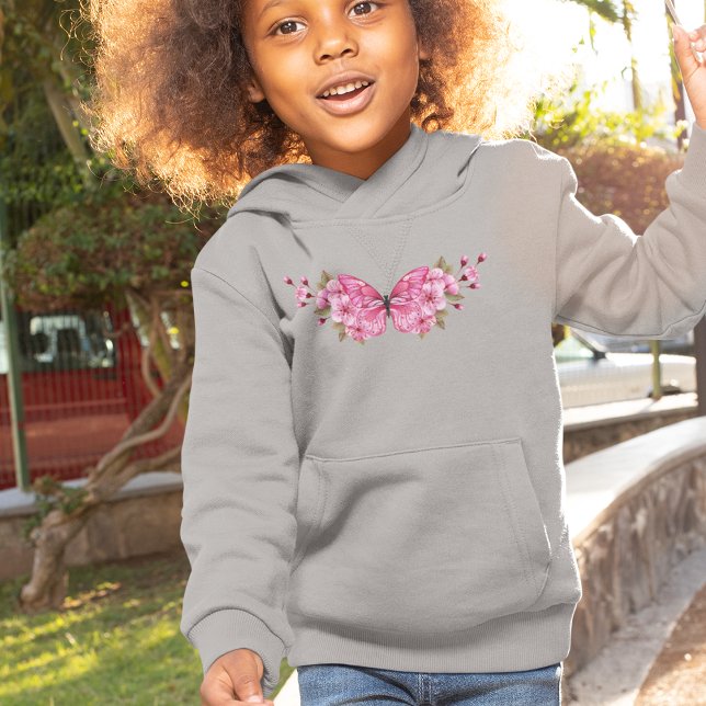 Pink Butterfly with Sakura (Pink Butterfly with Sakura)