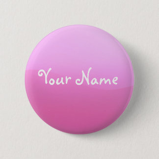 Pink Button with Your Name