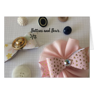 Pink Buttons and Bows