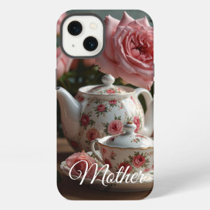 Pink Cabbage Rose Tea iPhone / iPad case